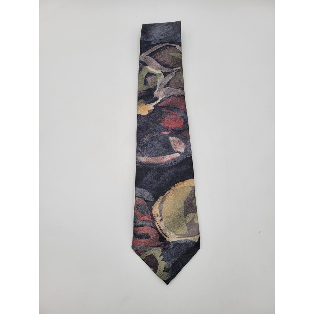 Windridge Mervyn's Men's Neck Tie‎ Designer Retro Classic Design Blue Green Gold